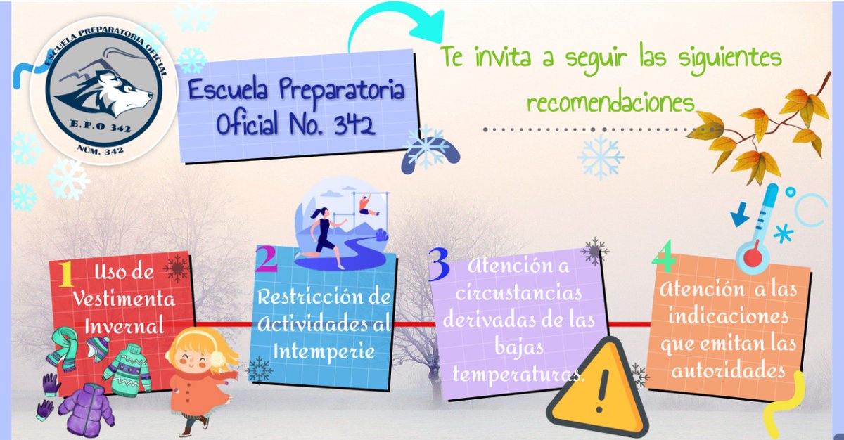 epo342's tweet photo. En esta época invernal, sigue las recomendaciones #lobos342 https://t.co/WReh0bRfE6
