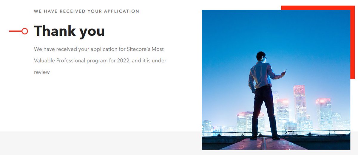 VadzimPapko's tweet photo. All right, just submitted my application for @SitecoreMVP 2022
Dear #Sitecorean, please hurry up if you also would like to submit your one! https://t.co/RsRK5lS0w1
#Sitecore #SitecoreMVP #SitecoreCommunity https://t.co/EZsAfUveIT