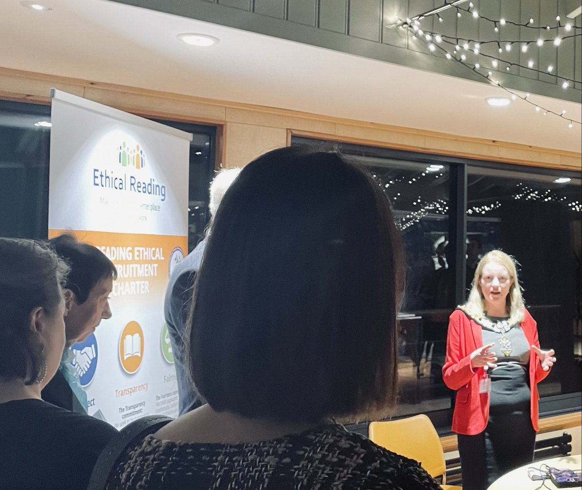 KarenRowlandRDG's tweet photo. a real pleasure to briefly be ⁦@EthicalReading⁩ ‘s Community Forum this eve. As ⁦@mayorofreading⁩ ⁦@RachelEden⁩ made the case : #EthicalReading is the very best of organisations -highlighting the high road #RDGUK always looks to take Kudos to a top organisation! https://t.co/KMQg1WzvAO