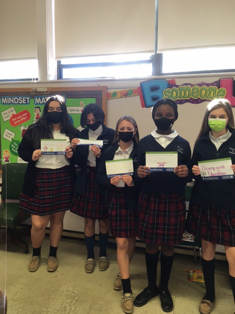 OLSSchool's tweet photo. #GivingTuesday Some of out grateful students!! Thank you for your support of OLS! https://t.co/6NaEWyh7Vs