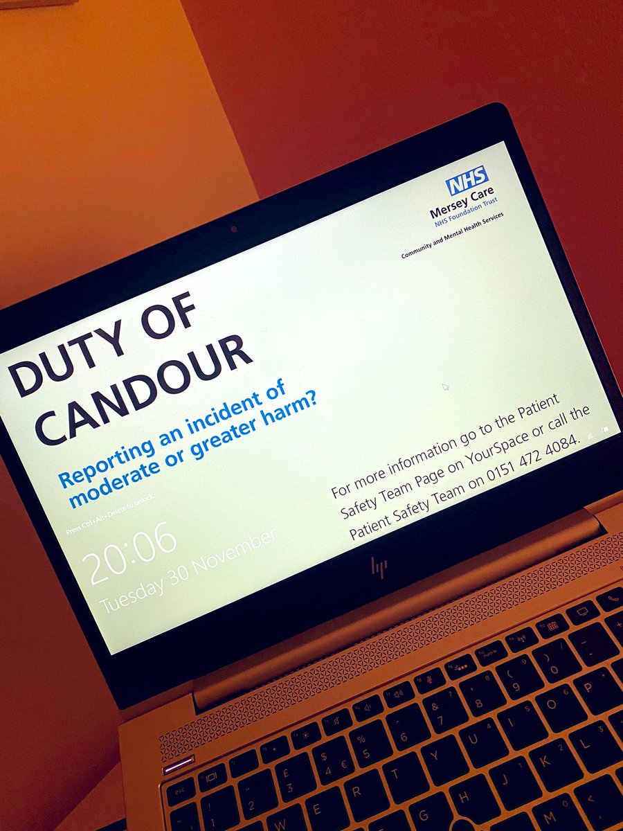 Claire Brockbank (@davies74e) on Twitter photo Did you know we have wealth of resources on the Patient Safety Team YourSpace page?
If youβre reporting a moderate harm incident please remember to consider Duty of Candour <a href="/NickyOre23/">Nicky Ore</a> <a href="/panchufxavier/">Panchu F Xavier</a> @Anne_Bennett15 <a href="/zoelizprince/">Zoe Prince RMN</a> @debbie_tubey <a href="/Mersey_Care/">Mersey Care NHS FT π³οΈβπ</a> #openandhonest Did you know we have wealth of resources on the Patient Safety Team YourSpace page?
If youβre reporting a moderate harm incident please remember to consider Duty of Candour <a href="/NickyOre23/">Nicky Ore</a> <a href="/panchufxavier/">Panchu F Xavier</a> @Anne_Bennett15 <a href="/zoelizprince/">Zoe Prince RMN</a> @debbie_tubey <a href="/Mersey_Care/">Mersey Care NHS FT π³οΈβπ</a> #openandhonest