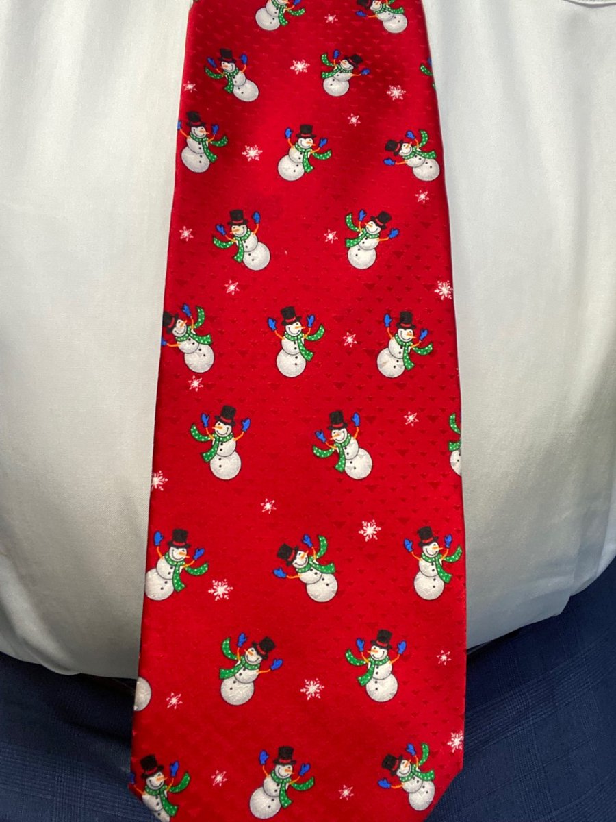 KLTVWX's tweet photo. Okay...Here is tie #3 and socks #3. Snowmen and Christmas Trees. Love the holidays. What do you think of these? https://t.co/9IhKy7HuPU