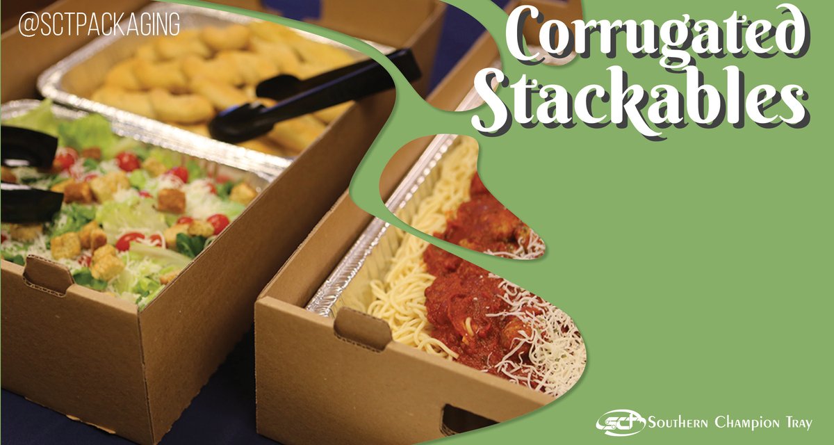 sctpackaging's tweet photo. Our Stackables are made with sturdy cardboard to protect your food during transit - no more worrying about aluminum trays collapsing causing food damage.
https://t.co/WJsumEYvE3
Contact a distributor to order.
#catering #specialevent #restaurant #ecofriendly #sctpackaging https://t.co/CIcDuLeYkI