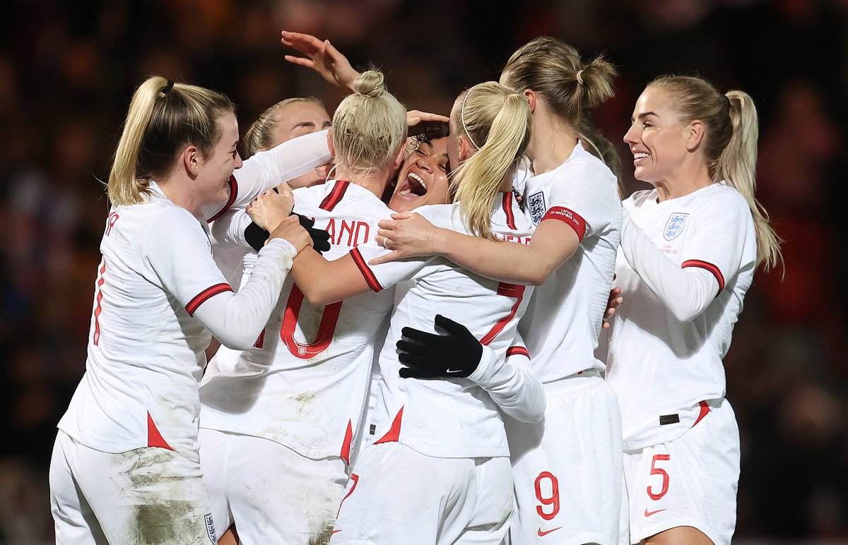England's tweet photo. 2️⃣0️⃣-0️⃣ to our @Lionesses. 

The biggest-ever @England victory! 👏 https://t.co/xlo9RVlbBn