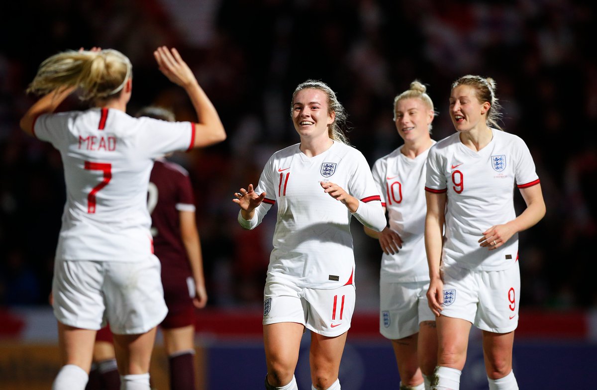 England's tweet photo. 2️⃣0️⃣-0️⃣ to our @Lionesses. 

The biggest-ever @England victory! 👏 https://t.co/xlo9RVlbBn