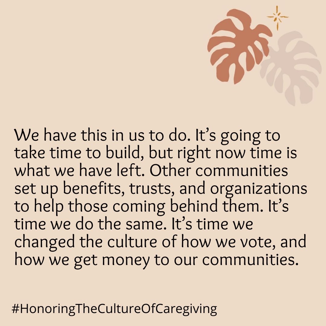 HomagiOne's tweet photo. 11/13

#HonoringTheCultureOfCaregiving 
#NationalCaregiverMonth #Caregiving #Caregiver #MentalIllness #MentalHealth #BlackAndDisabled https://t.co/ZvSLUDLHQ6