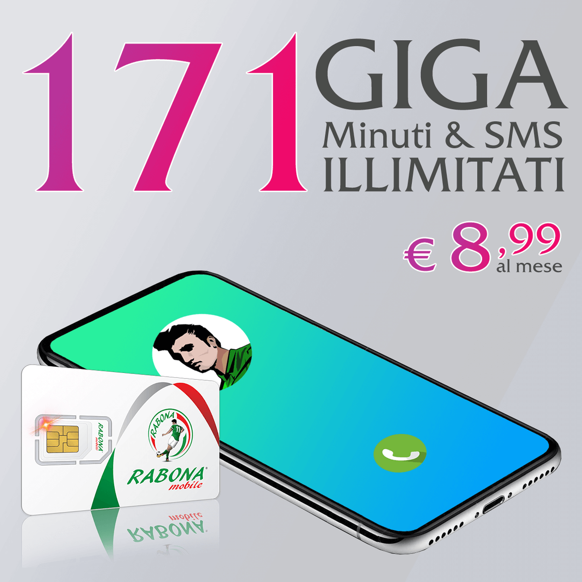 RabonaOfficial's tweet image. Offerte prorogate fino al 15 dicembre 2021 💥

Tanti giga per te a partire da 3,99€ al mese! 

Scopri di più sul nostro sito rabona.it 

#SoloPerNumeriUno