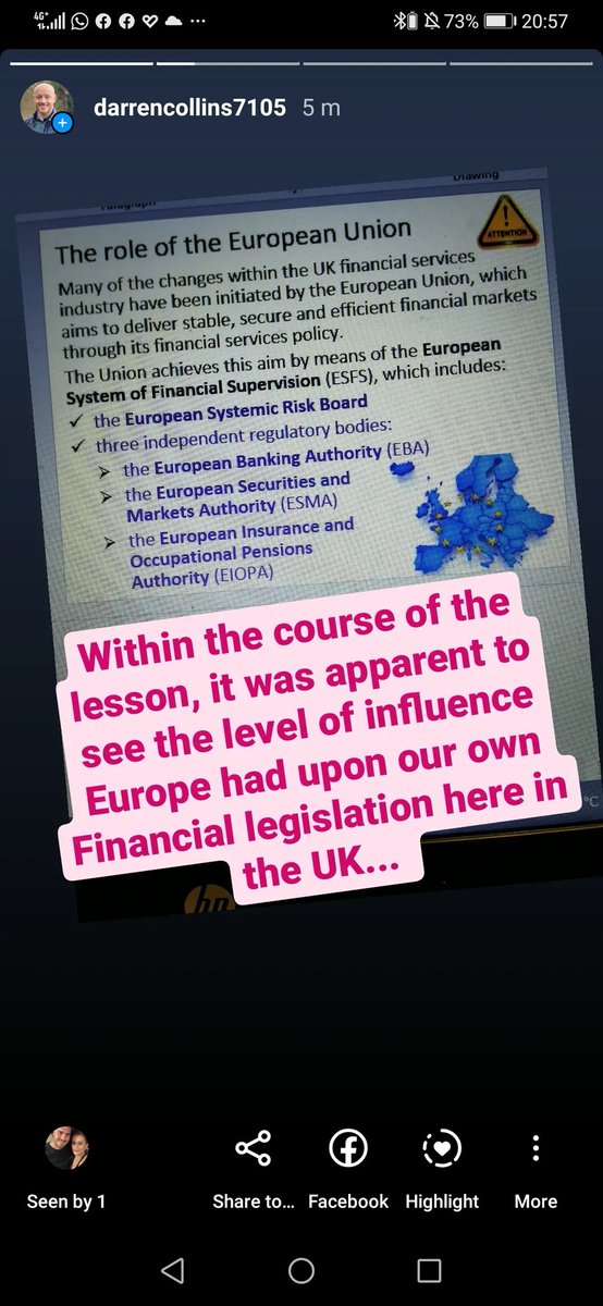 mrcollinsfinanz's tweet photo. Today it was all about reviewing the difference between European and UK Banking regulation. Some would say the EU way is safer, where the UK way allows for greater expansion. I allowed my Y13s to make their own minds up. #Finance
#Financialeducation #libf #RVLearning https://t.co/pSVVZSWjRX