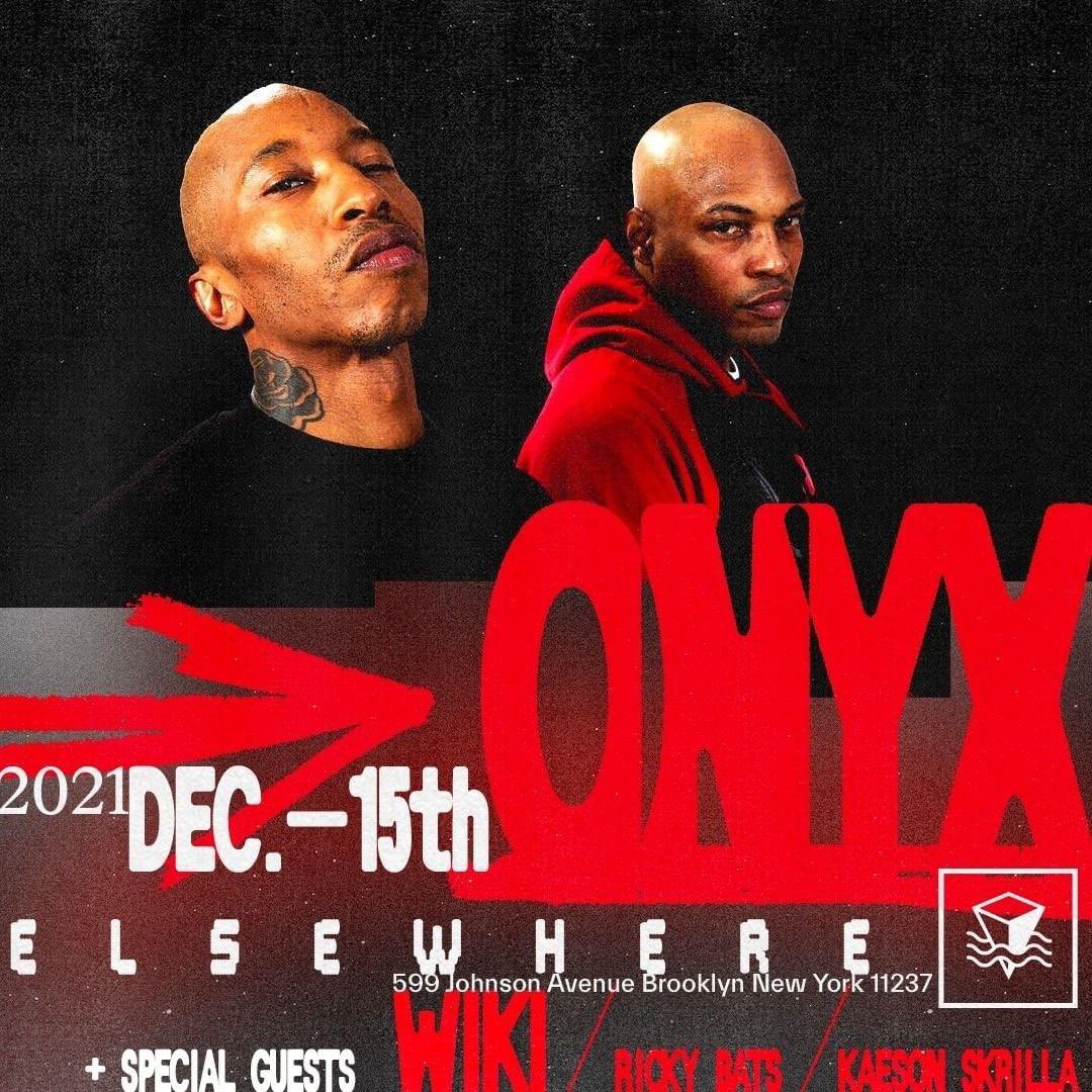 BreakpointBKNG's tweet photo. ATTENTION BROOKLYN!!!! @elsewherespace is hosting @ONYX_HQ w/ @wikset @Ricky_Bats & @SKRILLA100 on 12/15!
TICKETS ON SALE NOW!!! YOU DONT WANT TO MISS THIS 🔥 #BreakpointBooking https://t.co/9dGvmD57GO