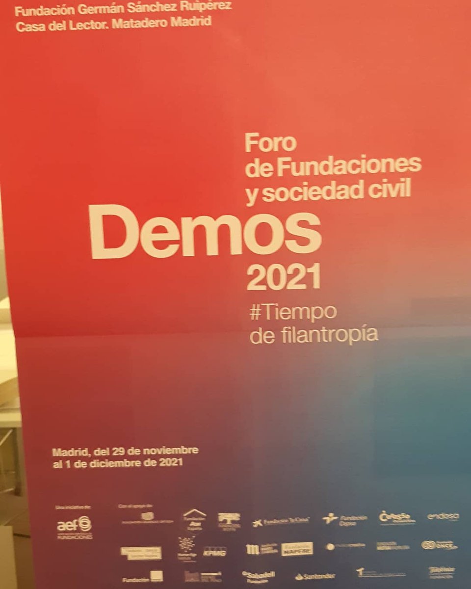 LaGataGreta's tweet image. Gracias a @AEF_fundaciones y a @socyedu, por organizar el Foro #Demos2021, y por la invitación a formar parte y compartir con vosotros mi aportación, ¡seguimos adelante!, porque &quot;quien más comparte más gana; nadie puede más que todos juntos&quot; 

#Demos2021 #mataderomadrid #gracias