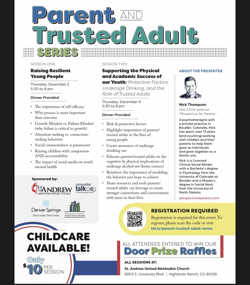 PHSPostGrad's tweet image. Parents - mark your calendars for this informative event about raising resilient young people and supporting the physical and academic success of our youth!