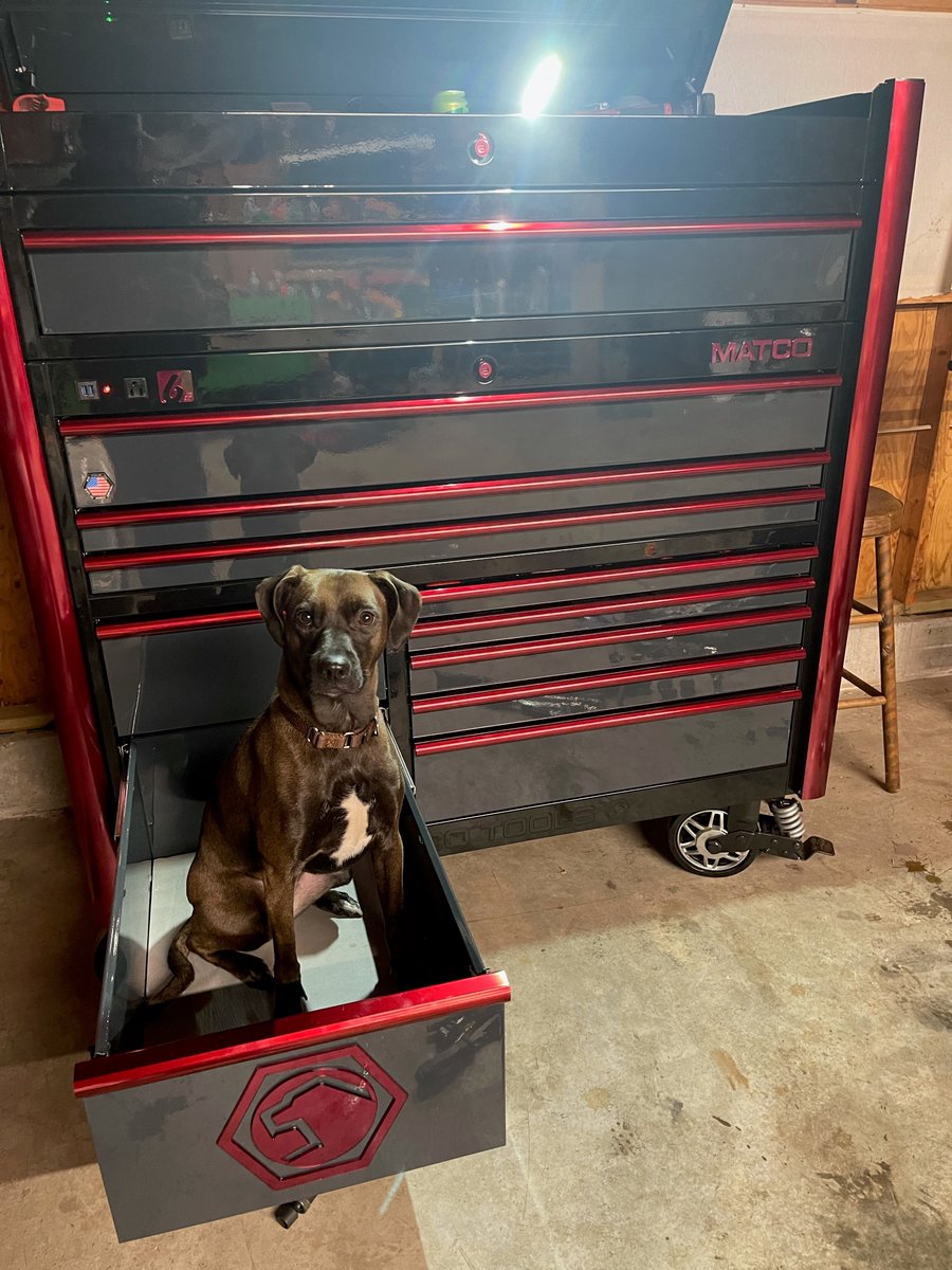 matcotools's tweet photo. What's Tool Storage Tuesday without your best friend?
📸: Alex M on Facebook

#matco #toolstoragetuesday #toolbox #matcotools https://t.co/iG2pjw9hdu