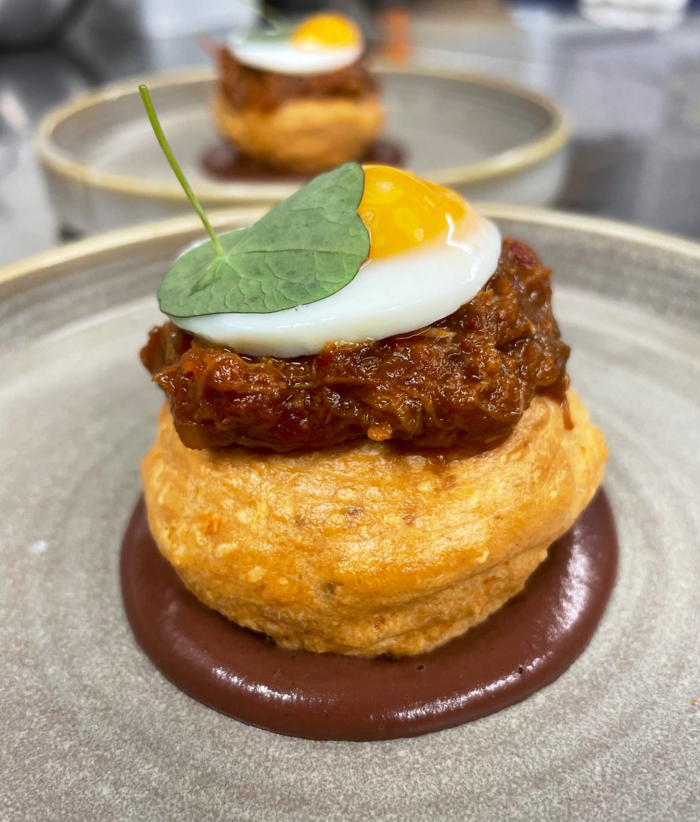 richmonddublin2's tweet photo. #TuesdayGameTasting Duck leg gougere… https://t.co/q74qfzgOkD