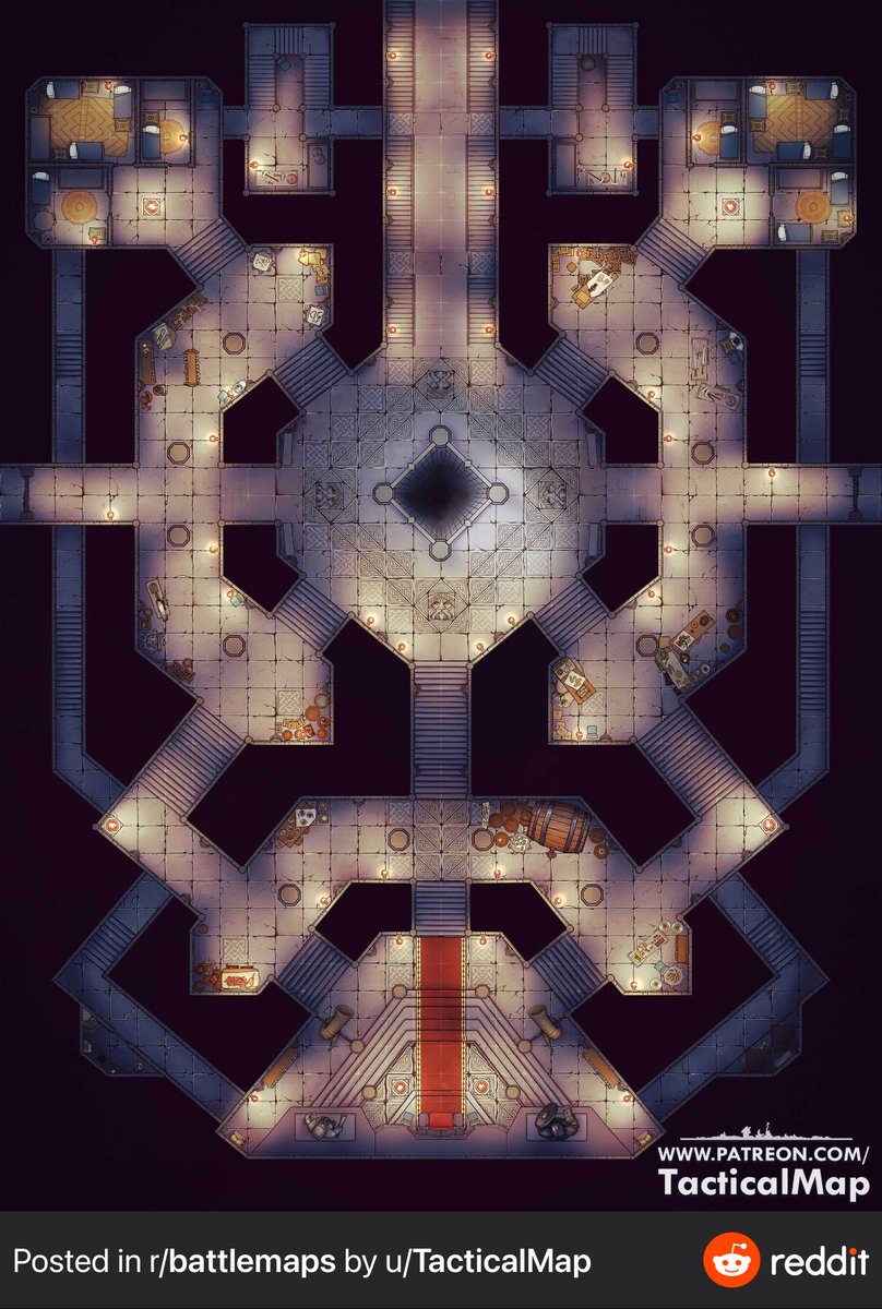 pieandcheese647's tweet photo. #shittyDnDidea for @RRollplaying 

A random post from r/Bossfight, armed with a random post from r/ItemShop, fought in a random post from r/battlemaps

example:
thing in photo one, armed with thing in photo 2, and the fight takes place in photo 3 https://t.co/JttHdaas3t