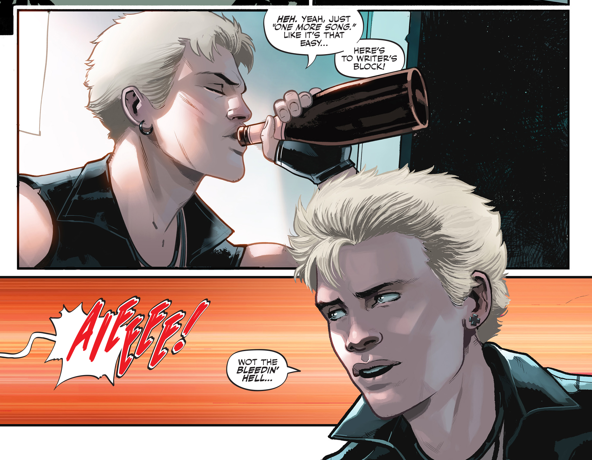 Happy birthday to Octobriana fan Billy Idol!

Here he is in Octobriana With Love, in comic stores December 15. 