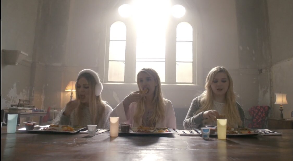 hyekilos's tweet photo. scream queens being lowkey triggering (body shaming n ed behavior)  — a thread  🧵⋆ﾟ⊹ ࣪˖

↻ + ♡ appreciated !! https://t.co/7glKfh5MFn