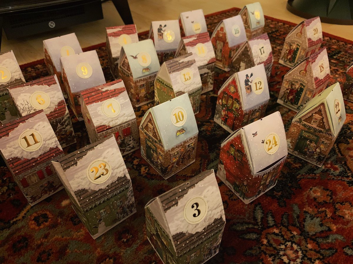 Spent this evening making a small village for #advent !