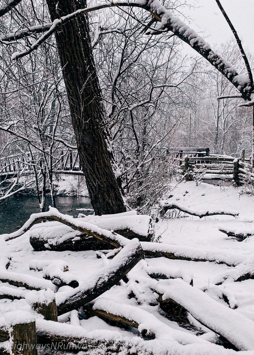 highwaysnrunway's tweet photo. #winter #WinterWonderland #Canada #Toronto #1stSnowfall #Winter2021 https://t.co/OAaX4RvXBL
