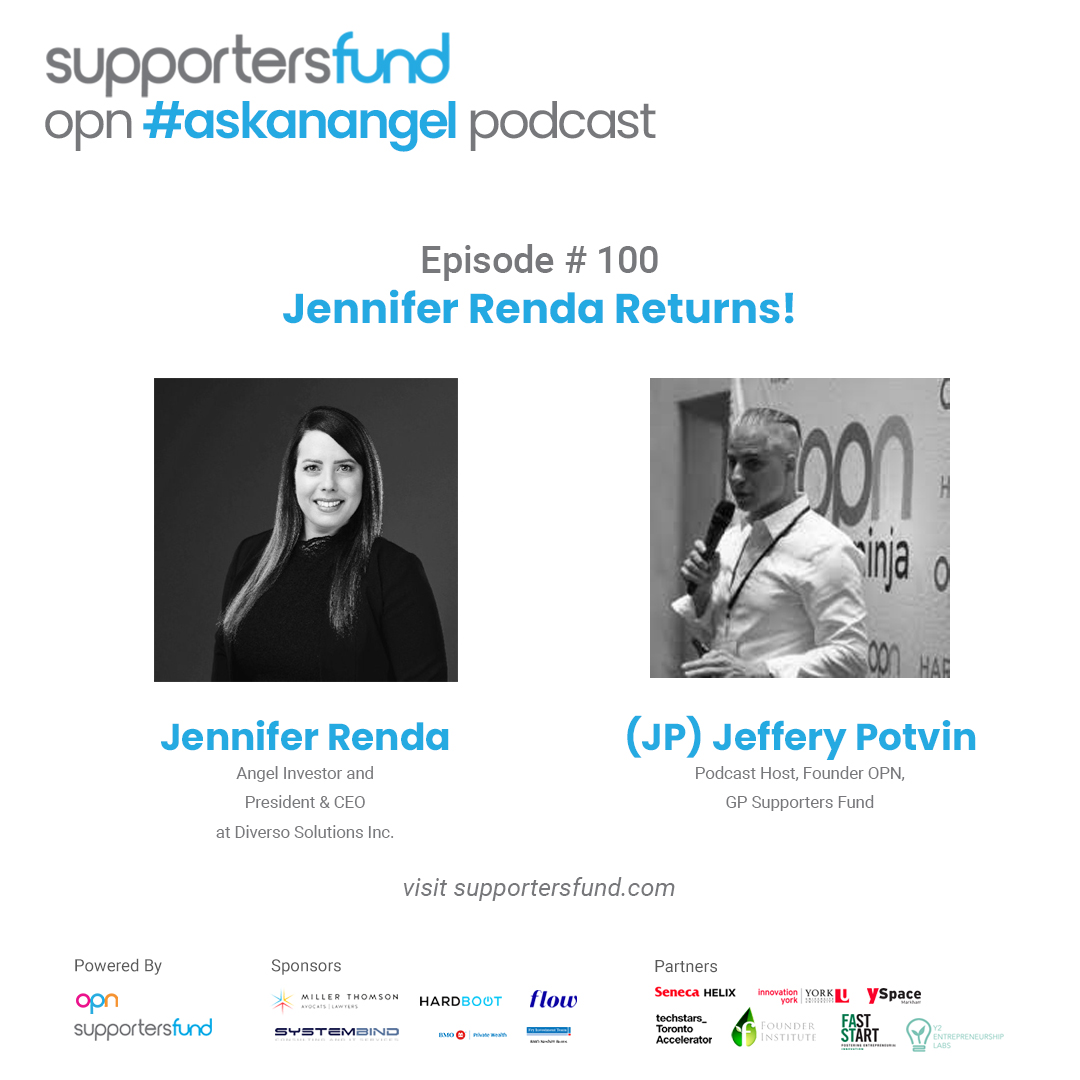 Opeoplenetwork's tweet photo. @jennifer_renda returns for the 100th episode to talk about how to build a great team, universal income, post-pandemic changes, open-door policy, innovation, and more. Listen here - https://t.co/y01sFIsI37
#OPNAskAnAngel #OPN #SupportersFund #AngelInvestor
@JefferyPotvin https://t.co/e1yaAKQWxU