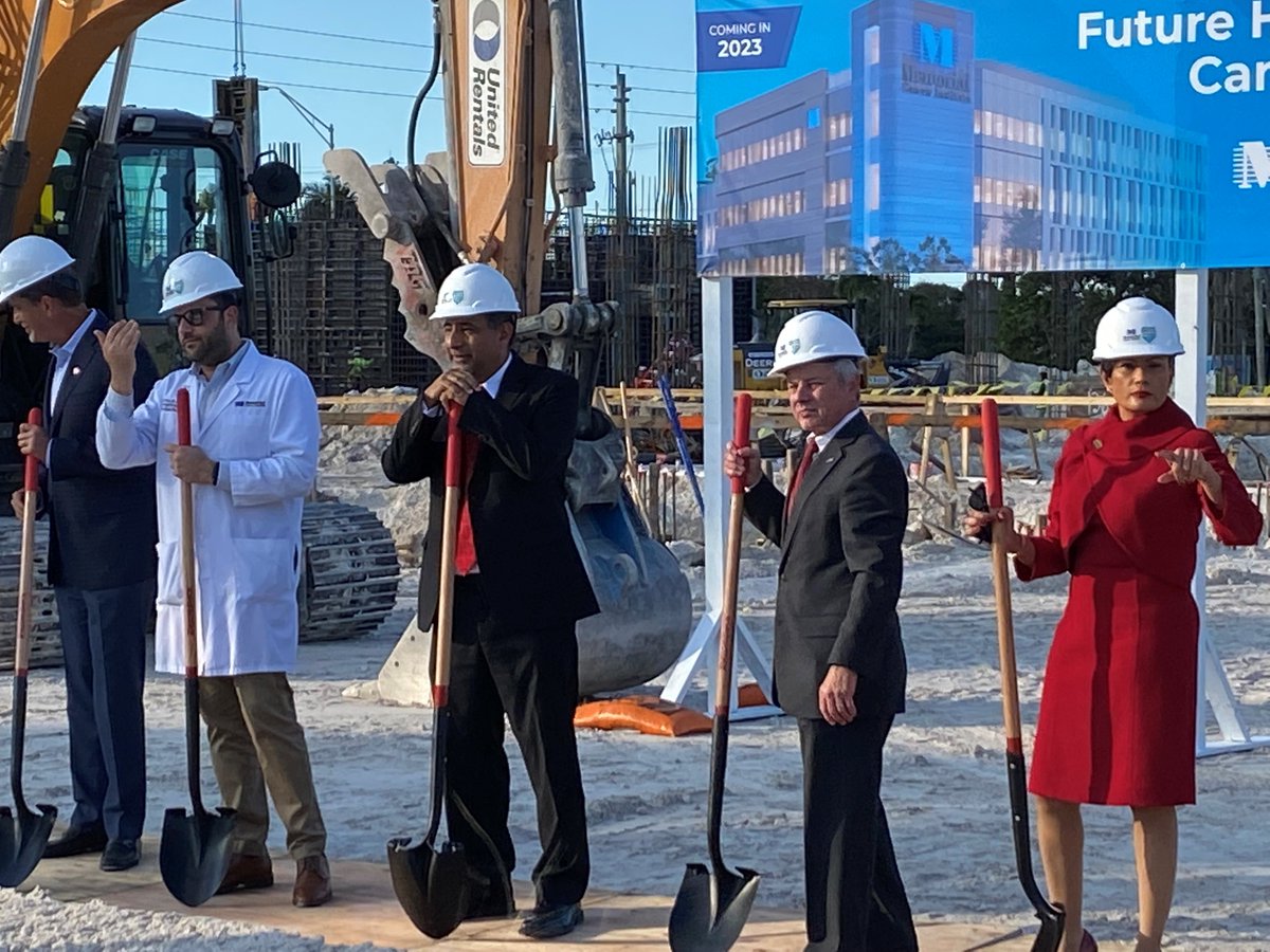 This is what #DRVPNK is all about. We couldn’t be more proud to be part of the first freestanding Cancer Institute in Broward County. Excited to be part of the groundbreaking and can’t wait to be at the ribbon-cutting in 2023! #MemorialCancerInstitute #strongerwithmemorial