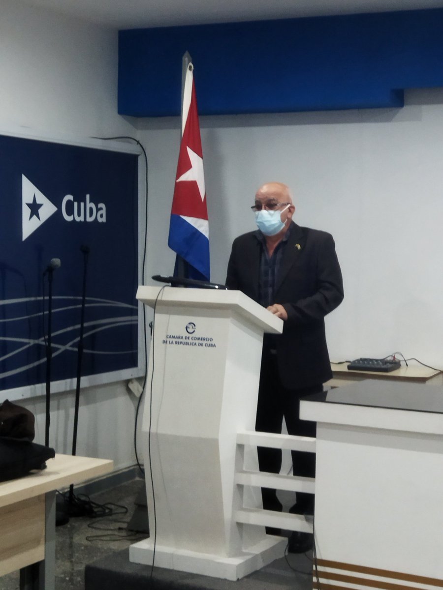 AlbaR_Alarcon's tweet photo. Clausura el viceministro #MINCEX_Cuba @RobertoLpezHe11 el Foro Empresarial Cuba🇨🇺🇻🇪 Venezuela efectuado en el marco de #FECuba2021 https://t.co/s1GchxbqI7