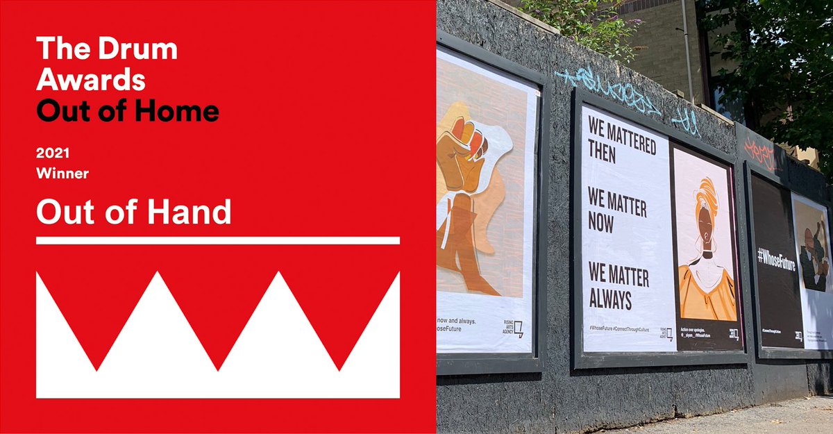 outofhandprint's tweet photo. Delighted to have won @TheDrumAwards Out of Home 2021 Not For Profit/Charity category!π
The #WhoseFuture Project with @RisingArtAgency & @BristolCouncil was a huge success and we are so proud to have been apart of it.π #OutofHome #BestofBristol #Bristol #NotForProfit #Charity https://t.co/iraolAVBVk