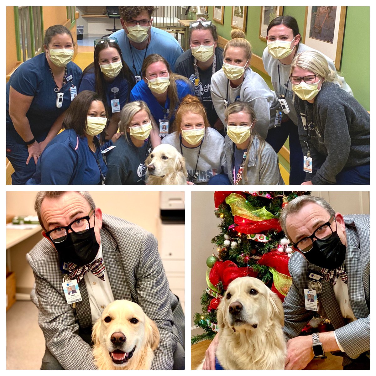 archildrensFred's tweet photo. Stan Berry and I delivered treats and visited with some of the best team members #stanstheman @chreddish11 @MarcyDoderer @JamieWigginsRN @gena_wingfield @EnidOlvey @AshlieJH https://t.co/hHKZJX90EN