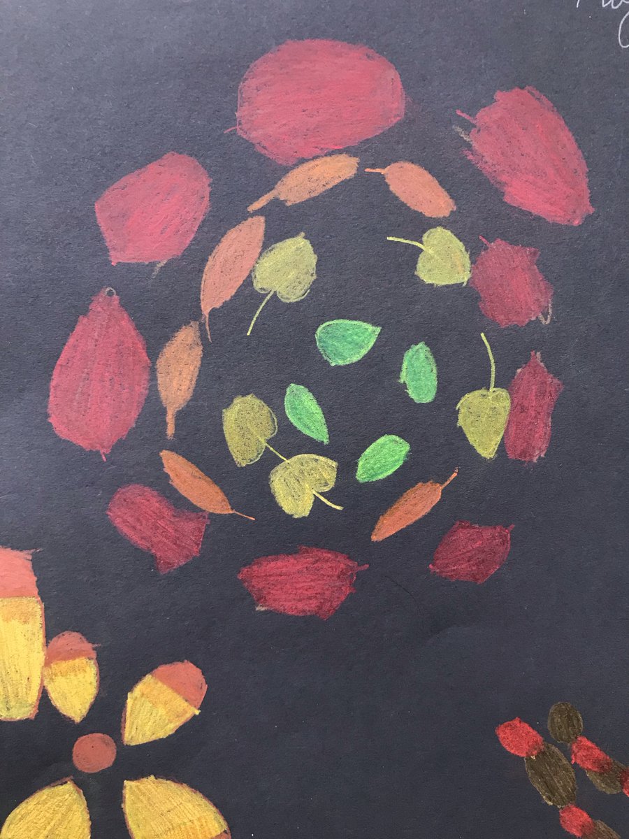 Amaia_Movie's tweet image. We had fun showing Year 6 how to blend rich colours and compose elegant patterns for these vivid leaf-based designs. Reckon they got it!
#ColourPencil #NaturalFroms #IrregularPatterns #ColourBlending