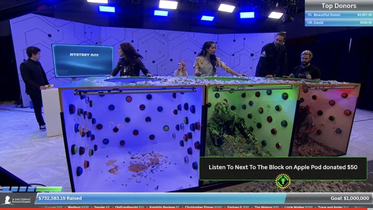 NextToTheBlock's tweet image. Time to end No Pod November! New Episode up tomorrow! Also @MatPatGT is doing an incredible charity livestream, let’s beat Childhood Cancer #milliondollarchallenge @StJudePLAYLIVE