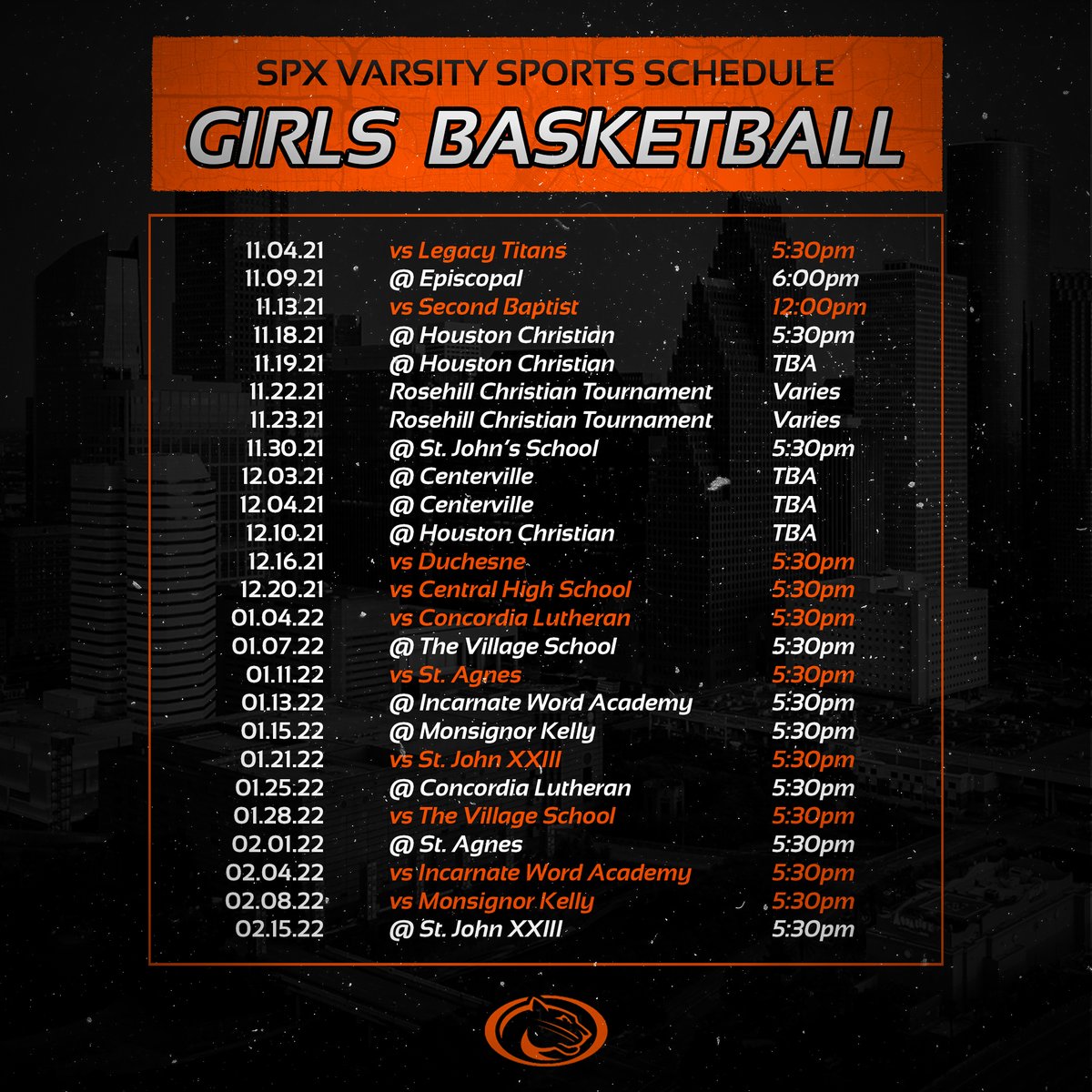 SPXPanthers's tweet photo. WINTER. SPORTS. DISTRICT. SCHEDULES. #GoPanthers #SPXBB #SPXFC #SPXSW https://t.co/O9mr5PldMm