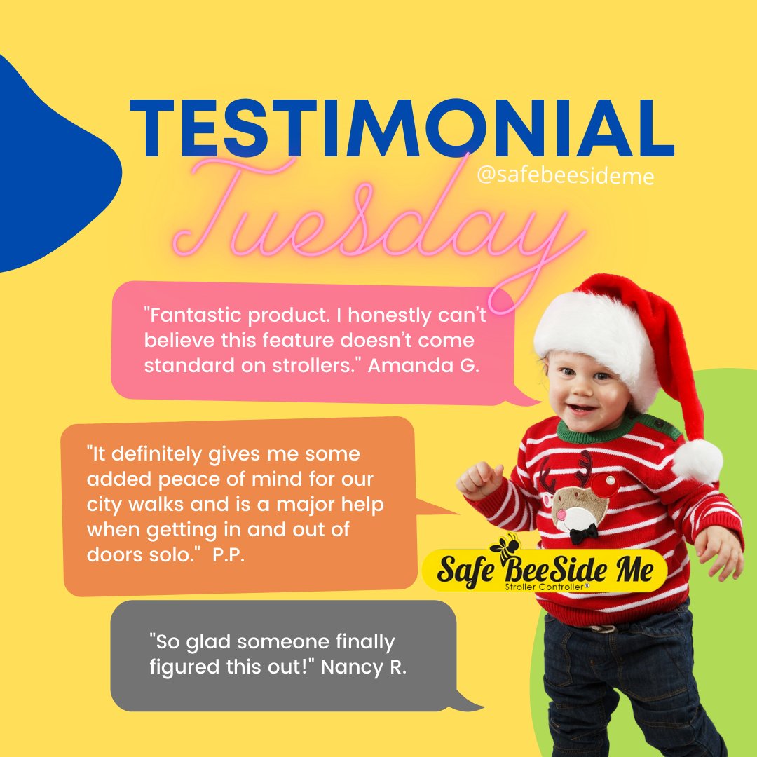 safebeesideme's tweet photo. That's what SHE said... 😆😁
#TestimonialTuesday #strollercontroller #newproduct #trynewthings  #comfortzonenomore https://t.co/mEXh1CtX8O
