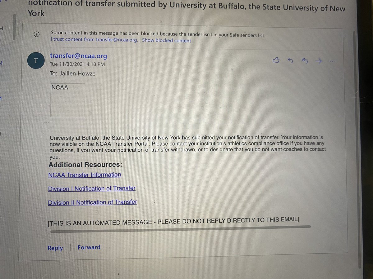 JaillenH's tweet photo. Thank you Buffalo for the last 6 months. But with 4 years of eligibility left my talents are needed elsewhere. Recruitment back open !!✊🏽 https://t.co/Elm1jZ5cFO
