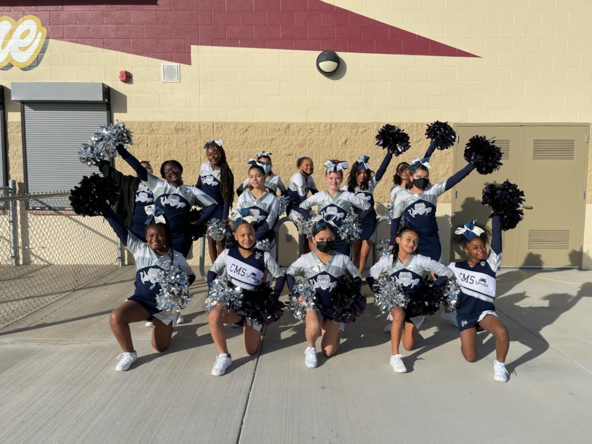 AdelantoESD's tweet photo. Congratulations to the Viper Cheer Team!!!! Columbia Middle School competed in the @sharpint Middle Schools Cheerleading Championships held at Adelanto High School and won 1st place in their division!!! #aesdpride #sharpinternational https://t.co/Ul6R8R8bG2