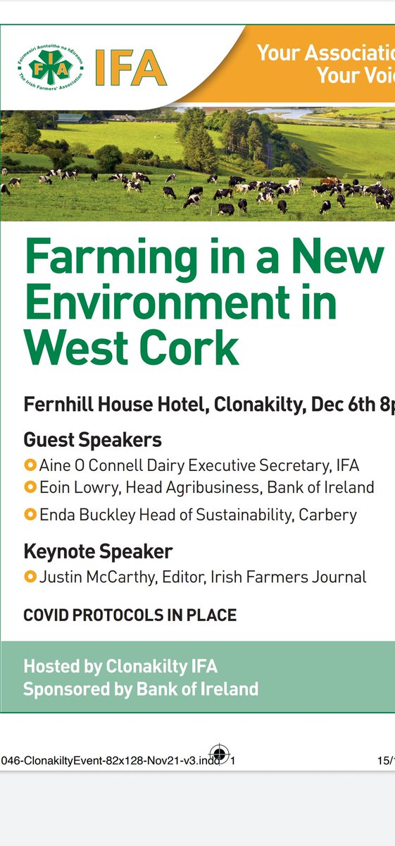 clonfarmer's tweet photo. Link for Clonakilty @IFAmedia seminar next Monday night is.   https:/www.ifa.ie/WC21 .   Great speakers, relevant agenda. Looking forward to all tuning in https://t.co/zvdUZQmYvT