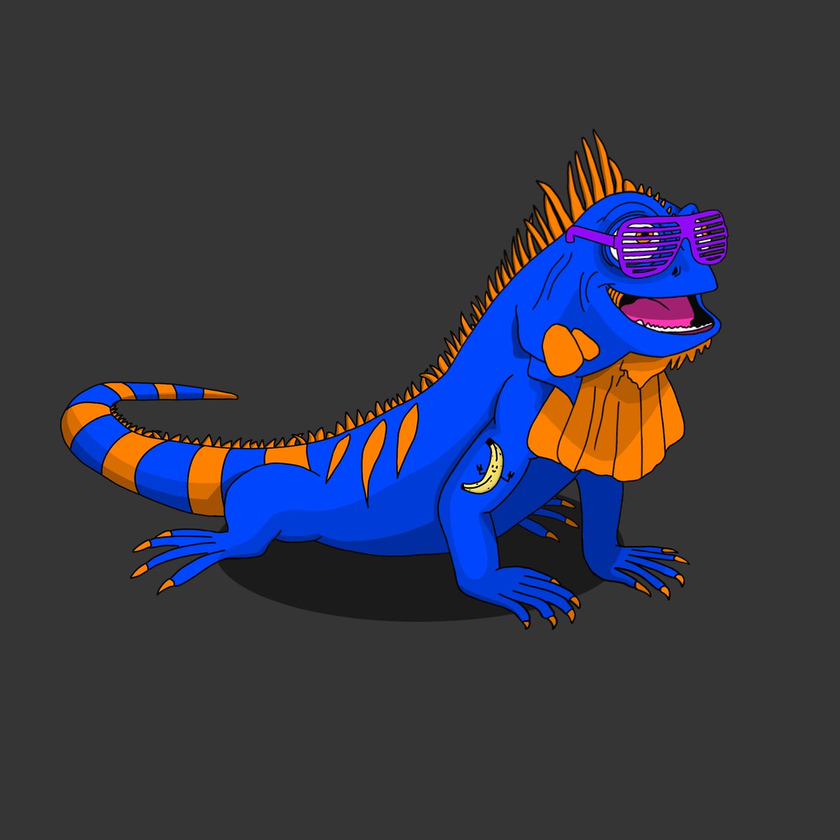 JuanchosArtiz's tweet photo. 🥚🦎Meet the EthJuanchos🦎🥚 7777 DIFFERENT
@ethjuanchos: #4530
Personality: Ecstatic &amp; naive
Body colors: Blue orange
Mustache: No
Glasses: Party glasses purple
Tattoos: Bananas
Born: Not yet. Egg

Mint at: https://t.co/FihE70GEhP 

#fanart #meetTheJuanchos #NFTartist #nfts https://t.co/BbZ2vWbyXH