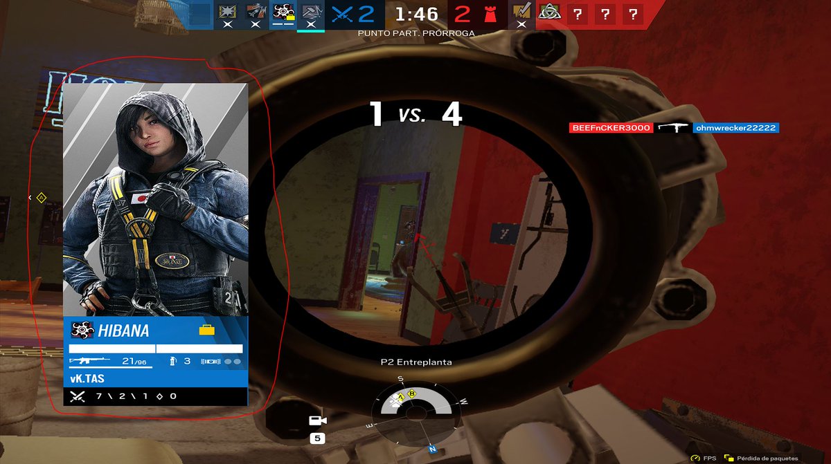 SoyMemoTv_'s tweet photo. @Rainbow6Game @R6esportsLATAM I expect thats a bug because that ui Sucks, that cover the half of the screen. https://t.co/USTpSw9EQg