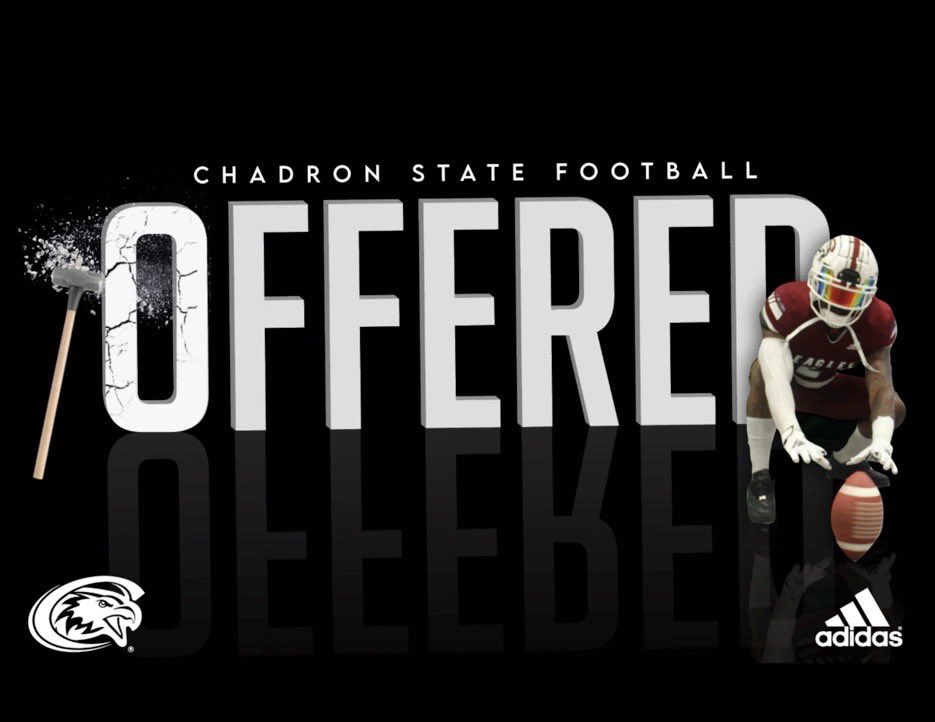 After a great meeting with <a href="/Coach_DeSanti/">Bryar DeSanti</a> I am thankful to receive an offer to this great school <a href="/chadronstate/">Chadron State College</a>. @CoachJVanWinkle <a href="/Coach_DeSanti/">Bryar DeSanti</a>