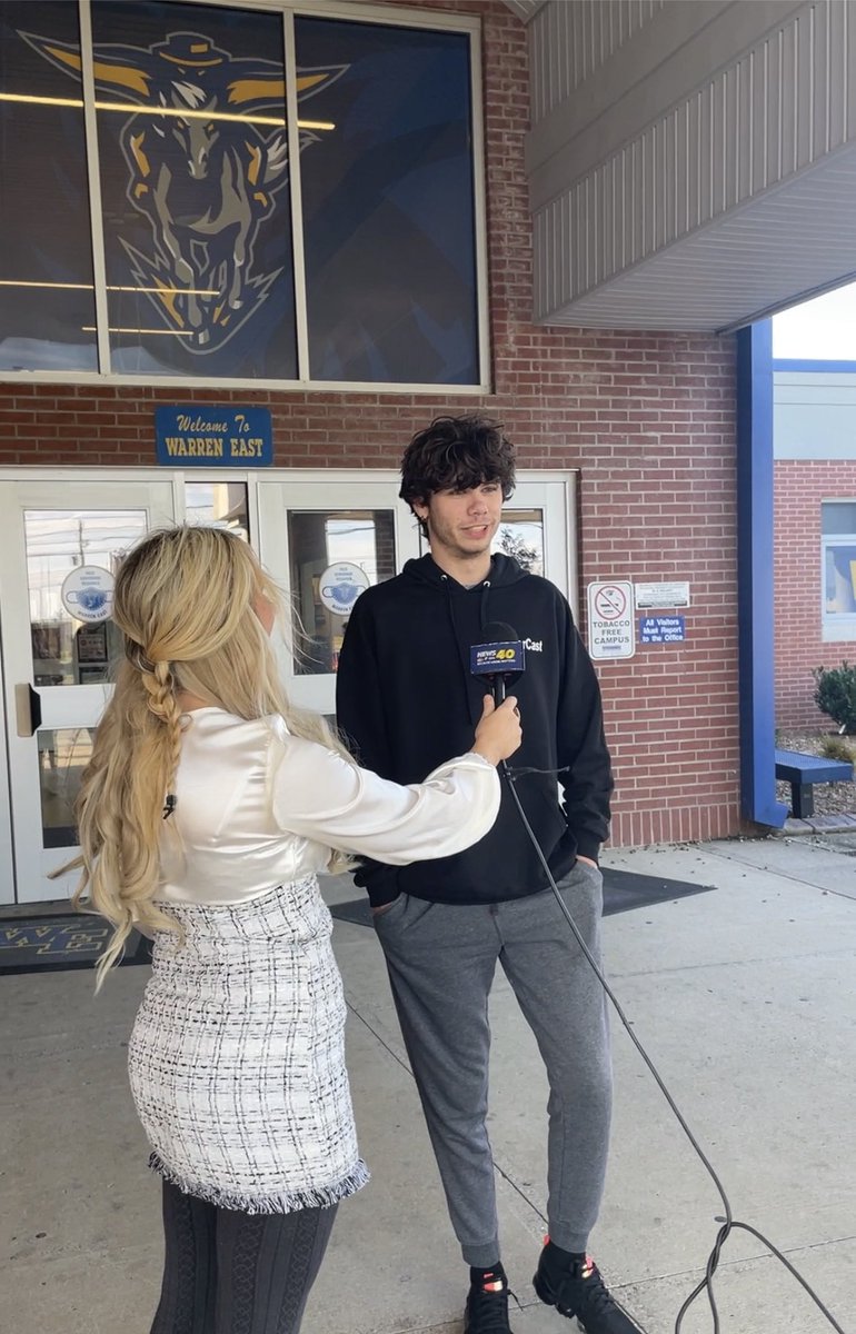 raider_bg's tweet photo. Ahhh in front of the camera once again! 😌 @WEHSRaiders See you tonight @10pm on @wnkytv!! https://t.co/cgKUNeuRci