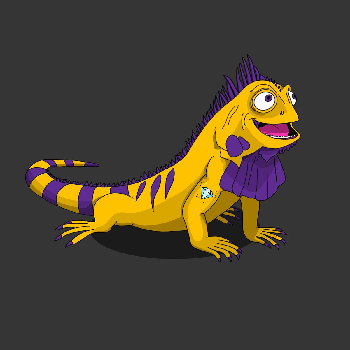 JuanchosArtiz's tweet photo. 🥚🦎Meet the EthJuanchos🦎🥚 7777 DIFFERENT
@ethjuanchos: #4367
Personality: Ecstatic &amp; naive
Body colors: Dark yellow lilac
Mustache: No
Glasses: No
Tattoos: Diamon
Born: Not yet. Egg

Mint at: https://t.co/FihE70Yf9n 

#fanart #meetTheJuanchos #NFTartist #nfts https://t.co/c1Bj4HA62H