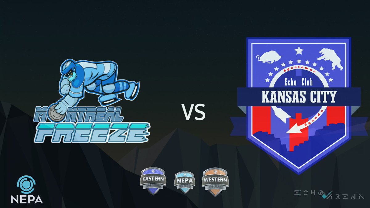 mtlfreeze's tweet photo. Tomorrow it's east vs west as @mtlfreeze goes head to head with @echoclubkc in the @EsportNepa ProSeries.

Montreal Freeze goes live at 9pm on @theNEPAtv
https://t.co/bJ7yuoVmeA

#NEPAvr #NEPAtv #echovr #Montreal #Freeze #ProSeries https://t.co/zCGovzq9KL