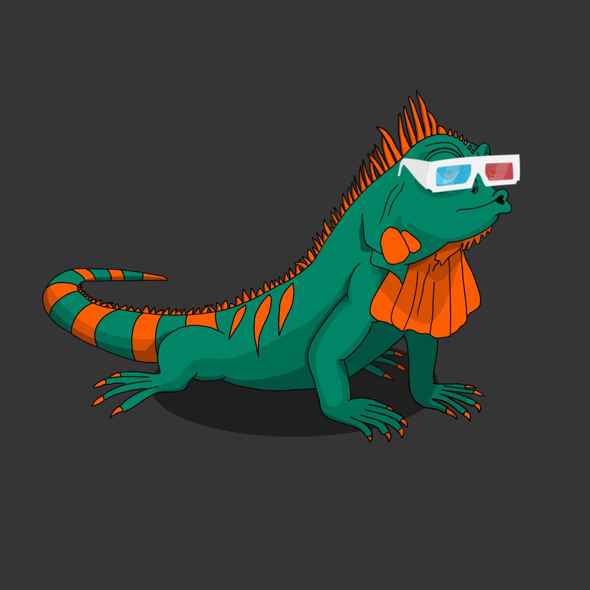 JuanchosArtiz's tweet photo. 🥚🦎Meet the EthJuanchos🦎🥚 7777 DIFFERENT
@ethjuanchos: #6754
Personality: Cool &amp; easy 
Body colors: D green D orange
Mustache: No
Glasses: 3D
Tattoos: No
Born: Not yet.Egg 
Mint at: https://t.co/FihE70GEhP 

#fanart #meetTheJuanchos #NFTartist #nfts https://t.co/mo5eIMHsrH