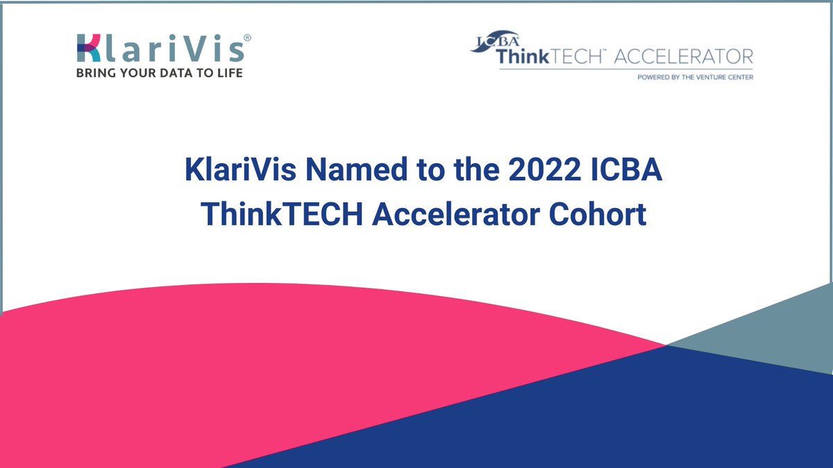 We are honored to have been selected as one of only 11 companies to participate in the 2022 ICBA ThinkTECH Accelerator at The Venture Center!
icba.org/newsroom/news-…