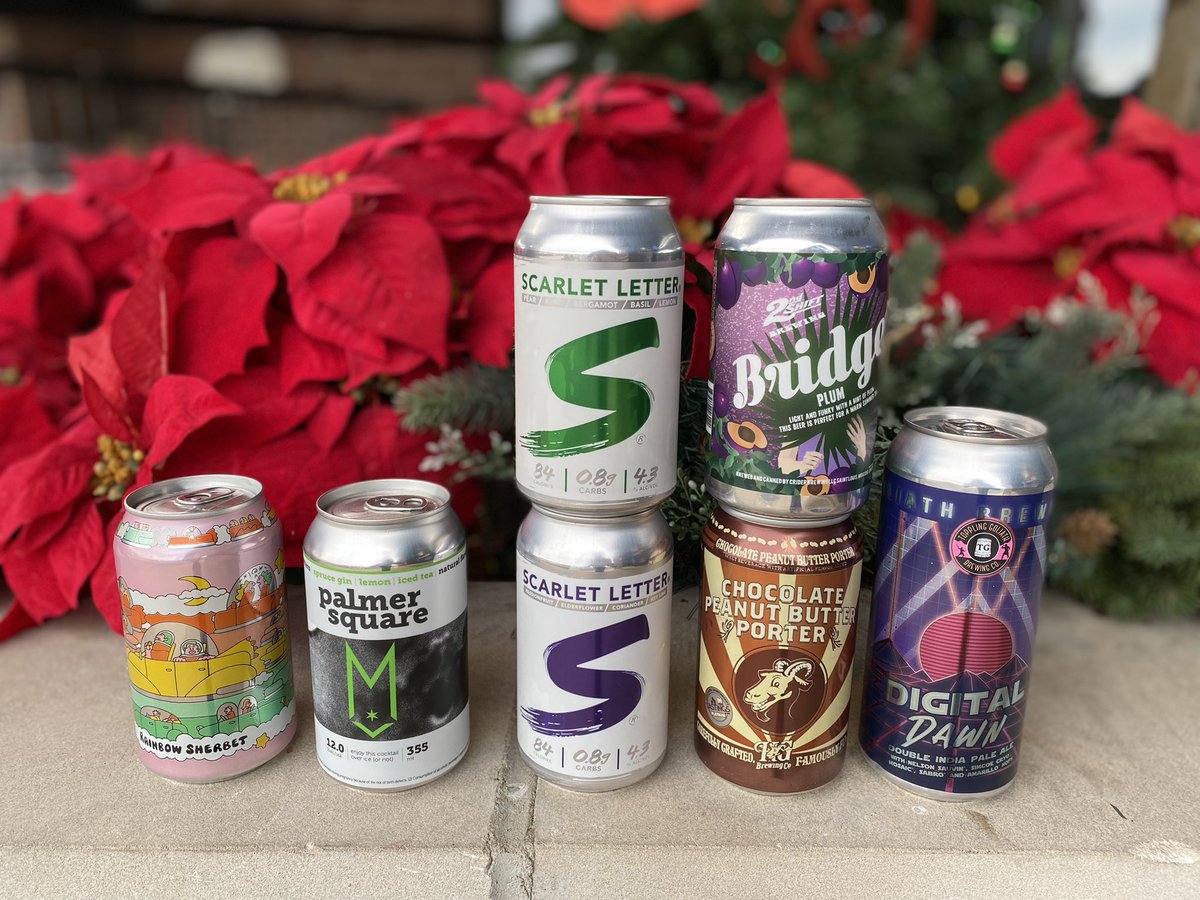 craftybar's tweet photo. NEW CANS! Check out the new additions to our line up! 

Prairie Artisan Ales (Rainbow Sherbet)
Palmer Square (canned gin and tea cocktail from Maplewood)
Scarlet Letter Seltzers (uniquely flavors craft seltzers)
Bridget (plum saison) 
Chocolate Peanut Butter Porter
Digital Dawn https://t.co/PndDkfpjTE