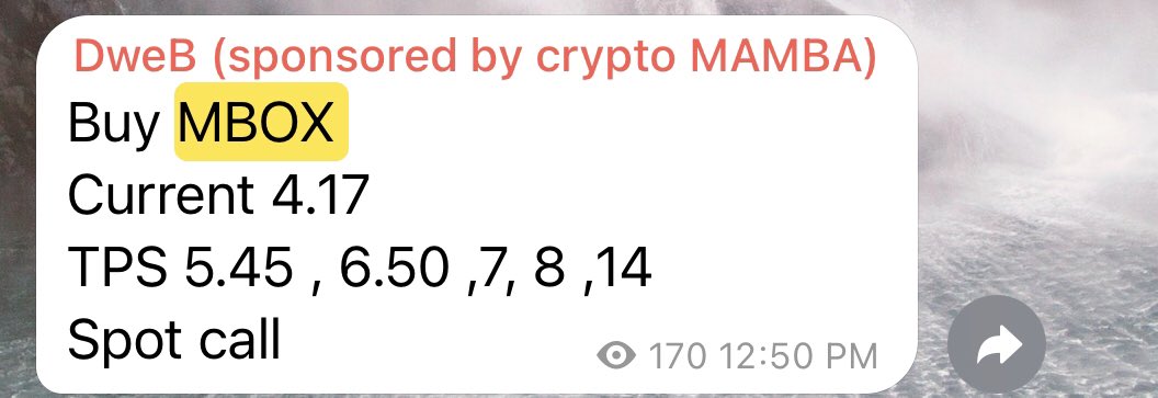 AMBERBTC888's tweet photo. Good morning with another 200% profits $Mbox 

Dweb rocks,

#btc #ETH https://t.co/zRT49g9yEi