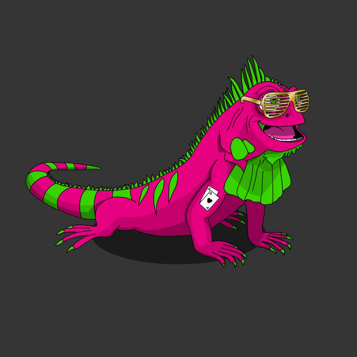 JuanchosArtiz's tweet photo. 🥚🦎Meet the EthJuanchos🦎🥚 7777 DIFFERENT
@ethjuanchos: #4182
Personality: Ecstatic &amp; naive
Body colors: Fuchsia light green
Mustache: No
Glasses: Party glasses golden
Tattoos: Cards
Born: Not yet.Egg

Mint at: https://t.co/FihE70GEhP 

#fanart #meetTheJuanchos #NFTartist #nfts https://t.co/ufKSknADDp