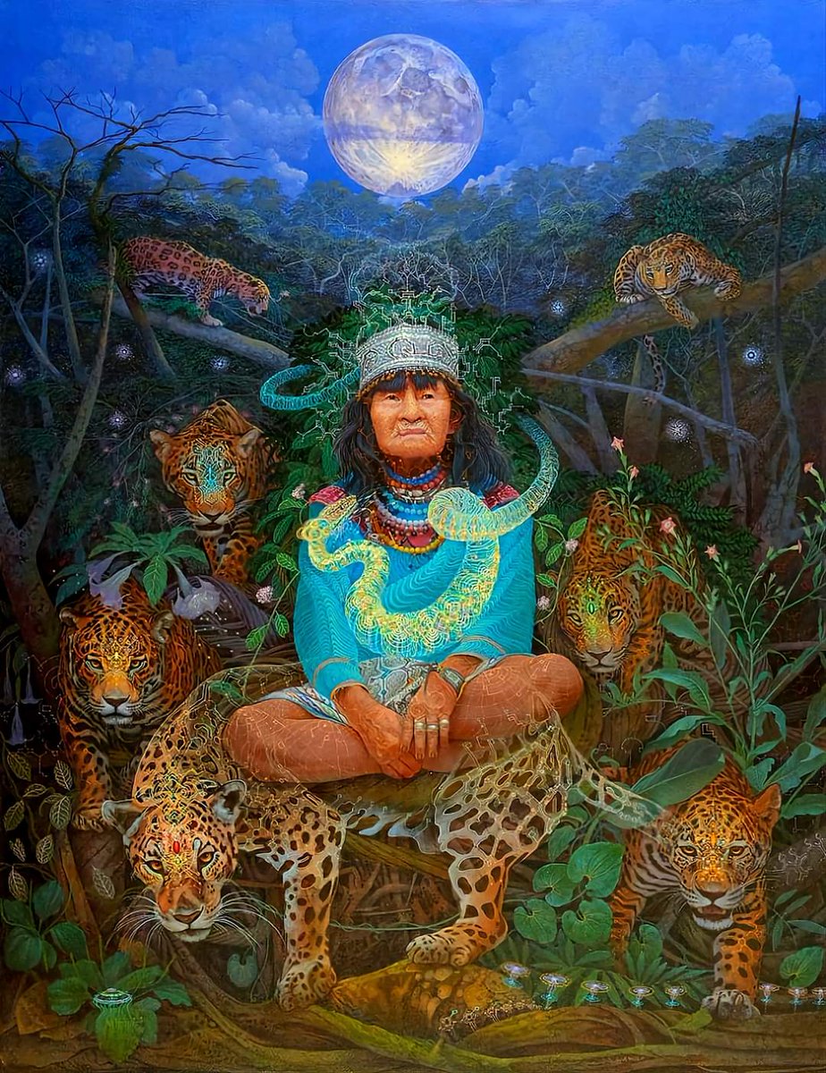 AyaJaguarNegro's tweet photo. Si le pides poco a la #Ayahuasca... te dará poco.

Si le pides mucho... te dará mucho.

Si no le pides nada... te dará Todo.

#MedicinaAncestral #Chamanismo #magia #Sanacion #Poderes #Icaros #AmorLiquido #PlantasdePoder #Emociones https://t.co/uy9xzreBQi
