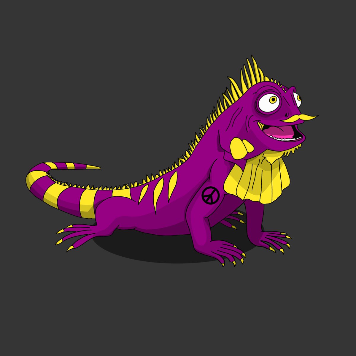 JuanchosArtiz's tweet photo. 🥚🦎Meet the EthJuanchos🦎🥚 7777 DIFFERENT
@ethjuanchos: #5038
Personality: Ecstatic &amp; naive
Body colors: Purple yellow
Mustache: Classy
Glasses: No
Tattoos: Peace out
Born: Not yet. Egg

Mint at: https://t.co/FihE70Yf9n 

#fanart #meetTheJuanchos #NFTartist #nfts https://t.co/EzaVf1j7IT