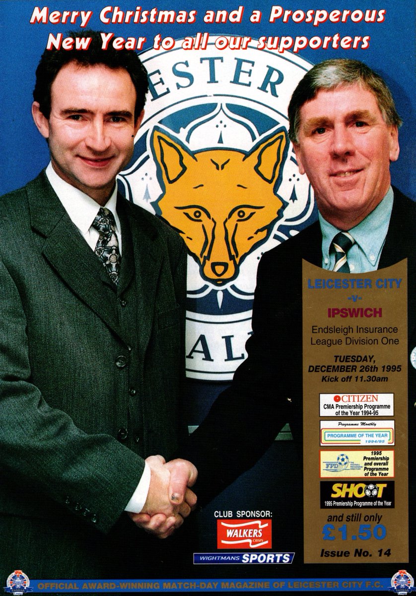 LCFCprogs's tweet image. #LCFCAdvent 🦊 Day 15
Christmas 1995 brought us one of our better gifts, eventually...
#LCFC #MartinONeill