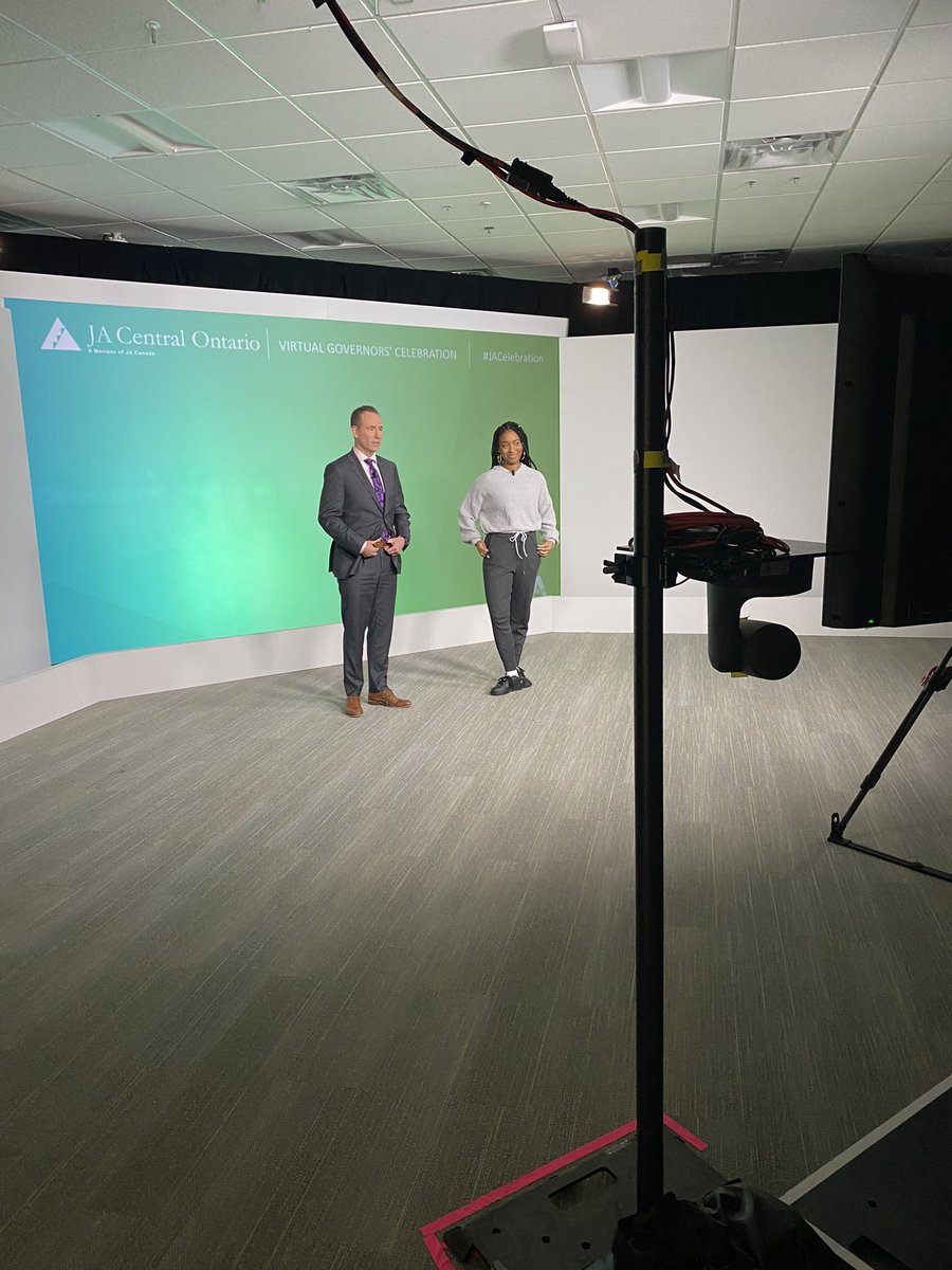 We’re behind the scenes at #JACelebration <a href="/JACentralON/">JA Central Ontario</a> tonight. How fitting that we are hosting a fundraiser on #GivingTuesday2021 #donate #fundraise