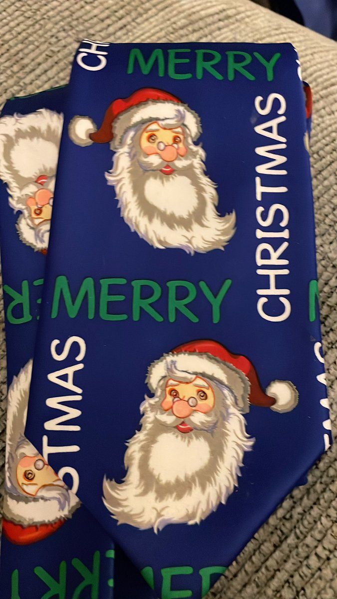 My first holiday tie of the season. Now until winter break!